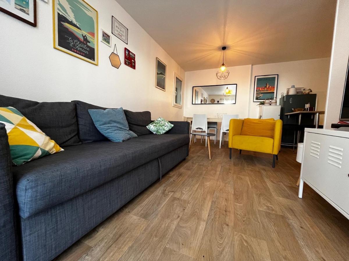 Bel Appartement T3 Avec Jardin, Piscine Et Parking, Proche Plage A Hendaye - Fr-1-239-739 エクステリア 写真